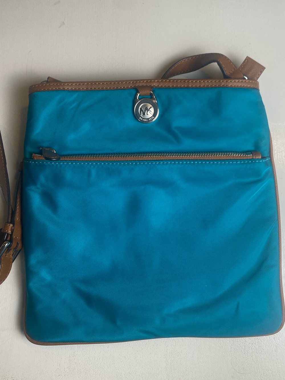 Michael Kors Kempton Teal Tote 🔥EUC🔥 MSRP $138